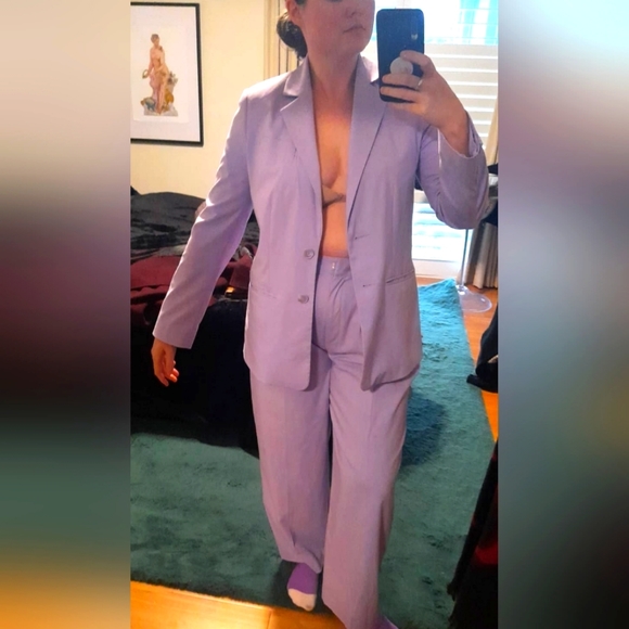 Purple 2 piece suit - Picture 4 of 5